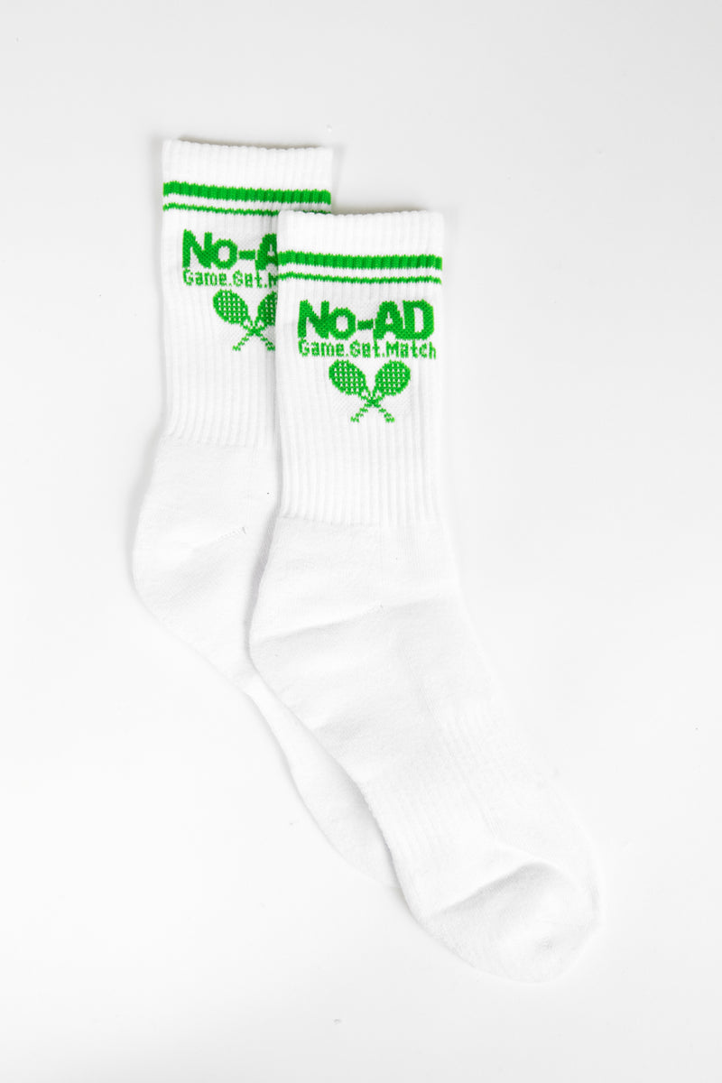 NO-AD Game Set Match Socks
