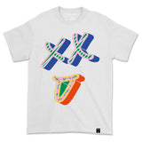 3D Multi Retro Smile Tee