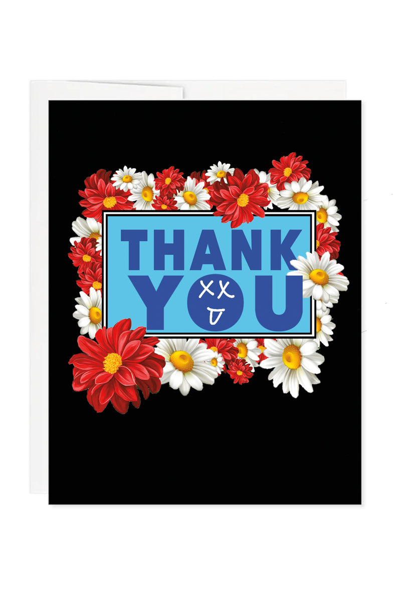 Thank You Flower Greeting Card